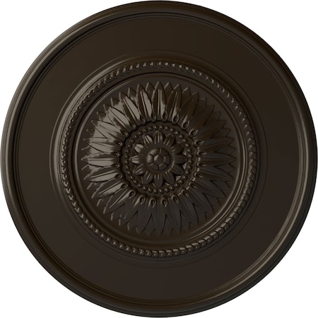 Ekena Millwork Wigan Ceiling Medallion, Hand-Painted Stone Hearth, 29 3/4"OD x 1 1/2"P CM29WGSHF